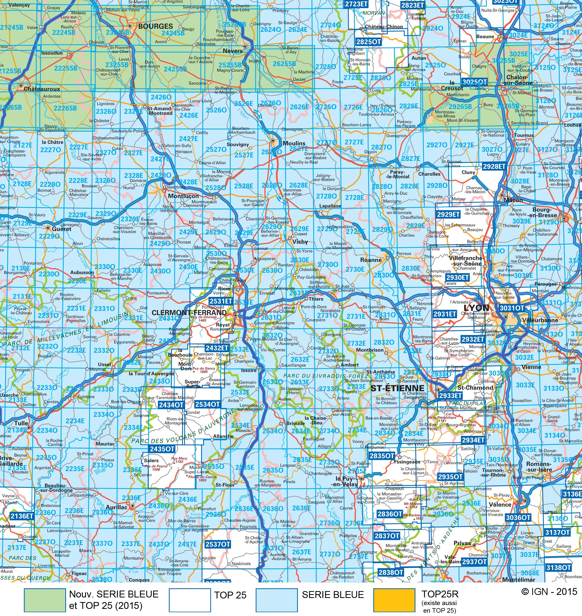 The Overview Map Is Devided In 16 Areas To Make T