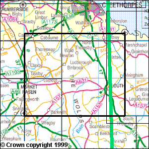 Explorer Map 282 Lincolnshire Wolds North